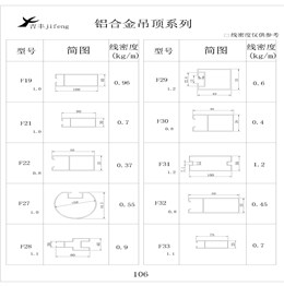 吉丰铝业铝型材吊顶系列